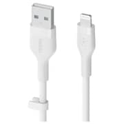 Belkin Flex USB-A Cable With Lightening Connector 1m White