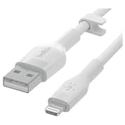 Belkin Flex USB-A Cable With Lightening Connector 1m White