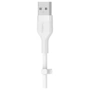 Belkin Flex USB-A Cable With Lightening Connector 1m White