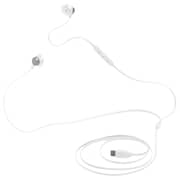 JBL Tune 305C Wired Mic In Ear Headphones - White