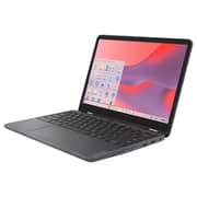 لينوفو 500e Yoga كروم بوك Gen 4 2 في 1 لابتوب قابل للتحويل (2024) - انتل N100 / 12.2 بوصة WUXGA / 64 جيجا eMMC / 8 جيجا رام / رسومات انتل UHD مشتركة / ChromeOS / لوحة مفاتيح بالإنجليزية والعربية / رمادي جرافيت / إصدار الشرق الأوسط - [ 82W4000NEV]