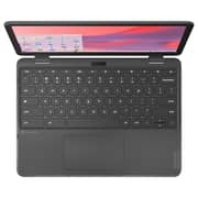 لينوفو 500e Yoga كروم بوك Gen 4 2 في 1 لابتوب قابل للتحويل (2024) - انتل N100 / 12.2 بوصة WUXGA / 64 جيجا eMMC / 8 جيجا رام / رسومات انتل UHD مشتركة / ChromeOS / لوحة مفاتيح بالإنجليزية والعربية / رمادي جرافيت / إصدار الشرق الأوسط - [ 82W4000NEV]