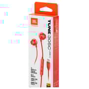 JBL Tune 305C Wired In-Ear Headphones with Mic, Red – TUNE 305C
