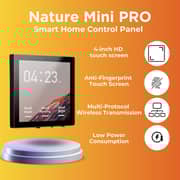 Smart Apartment Bundle - Smart Switches, Nature Mini Pro,Smart Control Panel, Curtain Motor Suite- Complete Home Automation for Lighting, Climate, and Curtain Control