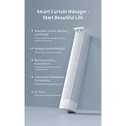 Aqara Curtain Track with Motor (Grey) - Smart Motorized Curtain System, Remote Control, Smartphone App, Timer Automations, Temperature-Based Control, Easy Installation