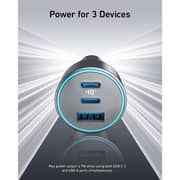 Anker Car Charger with USB C - USB C Cable Gray