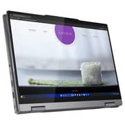 Lenovo ThinkBook 14 G4 IML 2-in-1 Convertible (2024) AI PC - 1st Series / Intel Core Ultra 7-155U / 14inch WUXGA / 512GB SSD / 16GB RAM / Shared Intel Graphics / Windows 11 Pro / English & Arabic Keyboard / Luna Grey / Middle East Version - [21MX0011AX]