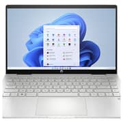 HP x360 2-in-1 Convertible (2024) Laptop - 1st Series / Intel Core 7-150U / 14inch FHD / 1TB SSD / 16GB RAM / Shared Intel Graphics / Windows 11 Home / English & Arabic Keyboard / Natural Silver / Middle East Version - [14-EK2008NE]