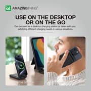 Amazing Thing 6-in-1 Charger & Power Bank 8000mAh Black TPM10KSPB