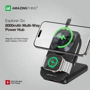 Amazing Thing 6-in-1 Charger & Power Bank 8000mAh Black TPM10KSPB