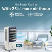 Orient Electric Knight CD7003H 70L Desert Air Cooler - Grey