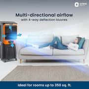 Orient Electric Ultimo CD8803H 88L Desert Air Cooler - Grey & Orange