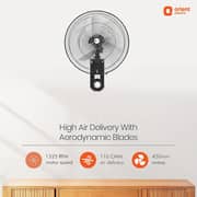 Orient Electric Wall Fan Tornado 18inch Metal Blade