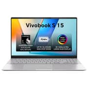 Asus Vivobook S 15 OLED (2024) Laptop - Snapdragon X Plus-X1P 42 100 / 15.6inch 3K / 1TB SSD / 16GB RAM / Shared Qualcomm Adreno Graphics / Windows 11 Home / English & Arabic Keyboard / Cool Silver / Middle East Version - [5507QA-MA007W]