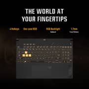 Asus TUF Gaming A15 (2024) Laptop - AMD Ryzen 7-7435HS / 15.6inch FHD / 1TB SSD / 16GB RAM / 8GB NVIDIA GeForce RTX 4060 Graphics / Windows 11 Home / English & Arabic Keyboard / Mecha Gray / Middle East Version - [FA507NVR-LP023W]