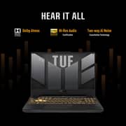 Asus TUF Gaming A15 (2024) Laptop - AMD Ryzen 7-7435HS / 15.6inch FHD / 1TB SSD / 16GB RAM / 8GB NVIDIA GeForce RTX 4060 Graphics / Windows 11 Home / English & Arabic Keyboard / Mecha Gray / Middle East Version - [FA507NVR-LP023W]