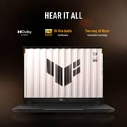 Asus TUF Gaming A14 (2024) Laptop - AMD Ryzen AI 9 HX 370 / 14inch WQXGA / 2TB SSD / 32GB RAM / 8GB NVIDIA GeForce RTX 4060 Graphics / Windows 11 Home / English & Arabic Keyboard / Jaeger Gray / Middle East Version - [FA401WV-RG011W]