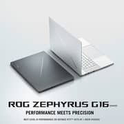 Asus ROG Zephyrus G16 Gaming (2024) Laptop - AMD Ryzen AI 9 HX 370 / 16inch WQXGA / 1TB SSD / 32GB RAM / 8GB NVIDIA GeForce RTX 4060 Graphics / Windows 11 Home / English & Arabic Keyboard / Eclipse Gray / Middle East Version - [GA605WV-AI-OLED9132G]