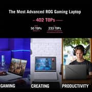 Asus ROG Zephyrus G16 Gaming (2024) Laptop - AMD Ryzen AI 9 HX 370 / 16inch WQXGA / 1TB SSD / 32GB RAM / 8GB NVIDIA GeForce RTX 4060 Graphics / Windows 11 Home / English & Arabic Keyboard / Eclipse Gray / Middle East Version - [GA605WV-AI-OLED9132G]