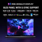 Asus ROG Zephyrus G16 Gaming (2024) Laptop - AMD Ryzen AI 9 HX 370 / 16inch WQXGA / 1TB SSD / 32GB RAM / 8GB NVIDIA GeForce RTX 4060 Graphics / Windows 11 Home / English & Arabic Keyboard / Eclipse Gray / Middle East Version - [GA605WV-AI-OLED9132G]