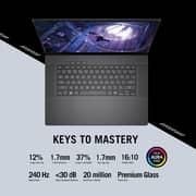 Asus ROG Zephyrus G16 Gaming (2024) Laptop - AMD Ryzen AI 9 HX 370 / 16inch WQXGA / 1TB SSD / 32GB RAM / 8GB NVIDIA GeForce RTX 4060 Graphics / Windows 11 Home / English & Arabic Keyboard / Eclipse Gray / Middle East Version - [GA605WV-AI-OLED9132G]