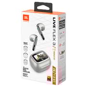 JBL Live Flex 3 True Wireless Noise Cancelling Open Stick Earbuds - Silver