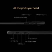 Asus ProArt P16 OLED (2024) AI PC - AMD Ryzen AI 9 HX 370 / 16inch 4K / 2TB SSD / 64GB RAM / 8GB NVIDIA GeForce RTX 4070 Graphics / Windows 11 Home / English & Arabic Keyboard / Nano Black / Middle East Version - [H7606WI-ME123W]