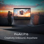 Asus ProArt P16 OLED (2024) AI PC - AMD Ryzen AI 9 HX 370 / 16inch 4K / 2TB SSD / 64GB RAM / 8GB NVIDIA GeForce RTX 4070 Graphics / Windows 11 Home / English & Arabic Keyboard / Nano Black / Middle East Version - [H7606WI-ME123W]