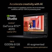Asus ProArt PX13 OLED Gaming (2024) Laptop - AMD Ryzen AI 9 HX 370 / 13.3inch 3K / 2TB SSD / 32GB RAM / 8GB NVIDIA GeForce 4070 Graphics / Windows 11 Home / English & Arabic Keyboard / Nano Black / Mmiddle East Version - [HN7306WI-OLED12C32W]