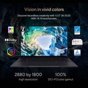 Asus ProArt PX13 OLED Gaming (2024) Laptop - AMD Ryzen AI 9 HX 370 / 13.3inch 3K / 2TB SSD / 32GB RAM / 8GB NVIDIA GeForce 4070 Graphics / Windows 11 Home / English & Arabic Keyboard / Nano Black / Mmiddle East Version - [HN7306WI-OLED12C32W]