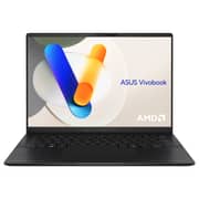 Asus Vivobook S 14 OLED (2024) Laptop - AMD Ryzen AI 9 365 / 14inch WUXGA / 1TB SSD / 32 GB RAM / Shared AMD Radeon 880M Graphics / Windows 11 Home / English & Arabic Keyboard / Neutral Black / Middle East Version - [M5406WA-OLEDR9L31WB]