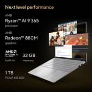 Asus Vivobook S 14 OLED (2024) Laptop - AMD Ryzen AI 9 365 / 14inch WUXGA / 1TB SSD / 32 GB RAM / Shared AMD Radeon 880M Graphics / Windows 11 Home / English & Arabic Keyboard / Neutral Black / Middle East Version - [M5406WA-OLEDR9L31WB]
