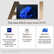 Asus Vivobook S 14 OLED (2024) Laptop - AMD Ryzen AI 9 365 / 14inch WUXGA / 1TB SSD / 32 GB RAM / Shared AMD Radeon 880M Graphics / Windows 11 Home / English & Arabic Keyboard / Neutral Black / Middle East Version - [M5406WA-OLEDR9L31WB]