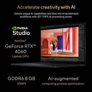 Asus ProArt P16 OLED Gaming (2024) Laptop - AMD Ryzen AI 9 HX 370 / 16inch 4K / 2TB SSD / 32GB RAM / 8GB NVIDIA GeForce RTX 4060 Graphics / Windows 11 Home / English & Arabic Keyboard / Nano Black / Middle East Version - [H7606WV-ME088X] - Pre-order