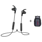 Honor AM61 Bluetooth In Ear Earphones Black + Swiss Millitary SM-BAG-LBP40-BLK Laptop Bag Black
