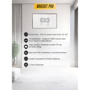 Bracket Pro Fixed TV Mount Black