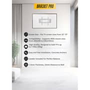 Bracket Pro Fixed TV Mount Black