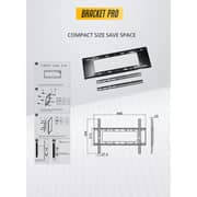 Bracket Pro Fixed TV Mount Black