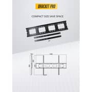Bracket Pro Fixed TV Mount Black