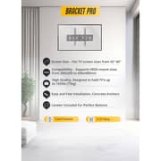 Bracket Pro Tilting TV Mount Black