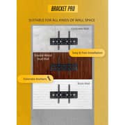 Bracket Pro Tilting TV Mount Black