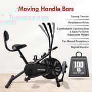 Sparnod Fitness Upright Air Exercise Bike Cycle SAB-05_T