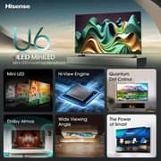 Hisense 50A61N 4K Ultra HD Smart Television 50inch (2024 Model)