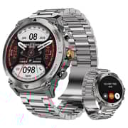 Wiwu 1.43″ AMOLED Display Smartwatch with Fitness Tracking - Silver