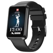 Swiss Military 1.57″ Display Fitness Tracking Smart Band Black - Rhine 2