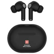 Swiss Military Delta 5 Wireless Earbuds - Black
