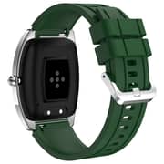 Xcell Selen 2 Smartwatch Silver With Green Strap
