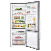 LG New Bottom Mount Refrigerator, Inverter Compressor, Multi AirFlow, Smart Diagnosis, Platinum Silver