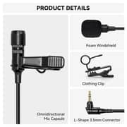 Hollyland Wireless Lavalier Microphone System Black