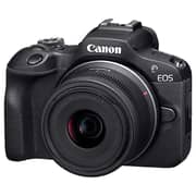 Canon EOS R100 Mirrorless Camera Black With RF-S 18/45mm And RF-S 55-210mm Lens Kit